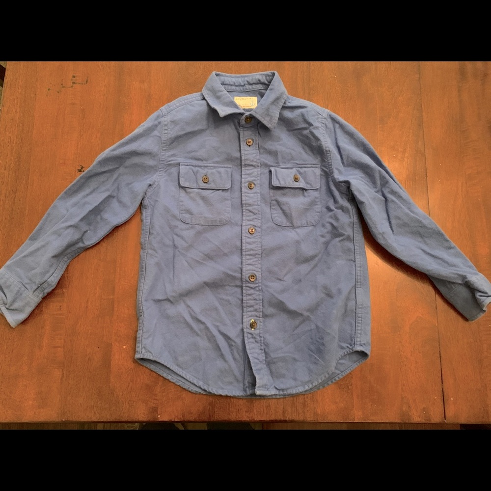 Crewcuts flannel shirt with elbow patches